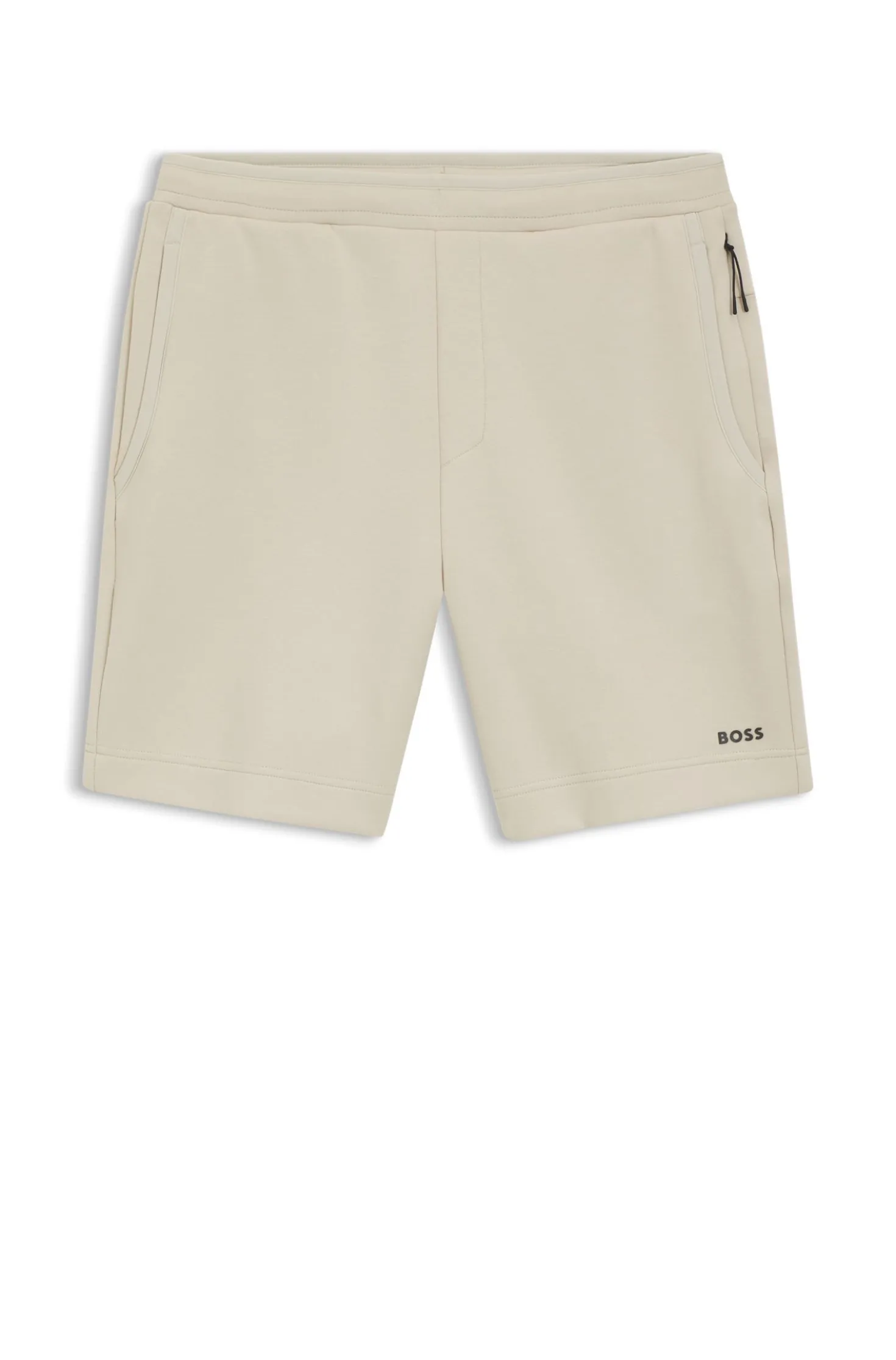 Shorts aus Baumwoll-Mix mit reflektierender Grafik