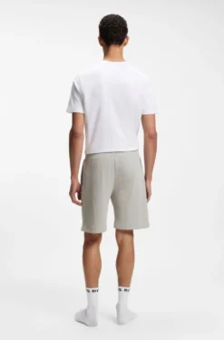 Shorts aus Baumwoll-Mix mit Waffelstruktur