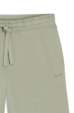 Shorts aus Baumwoll-Terry mit Logo-Print