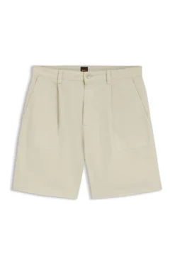 Shorts mit Bundfalten und Komfortbund