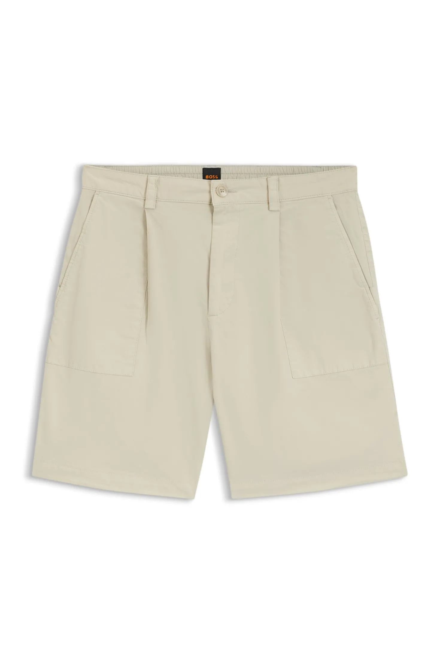 Shorts mit Bundfalten und Komfortbund
