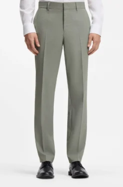 Slim-Fit Anzug aus strukturiertem Stretch-Gewebe