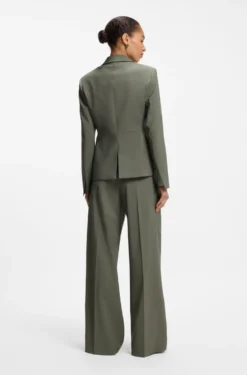Slim-Fit Blazer aus italienischer Schurwolle
