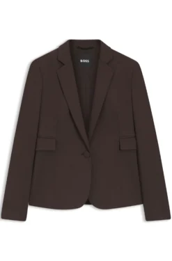 Slim-Fit Blazer mit schrägen Abnähern