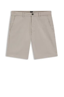 Slim-Fit Chino-Shorts aus bedruckter Stretch-Baumwolle