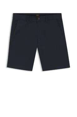 Slim-Fit Chino-Shorts aus bedruckter Stretch-Baumwolle