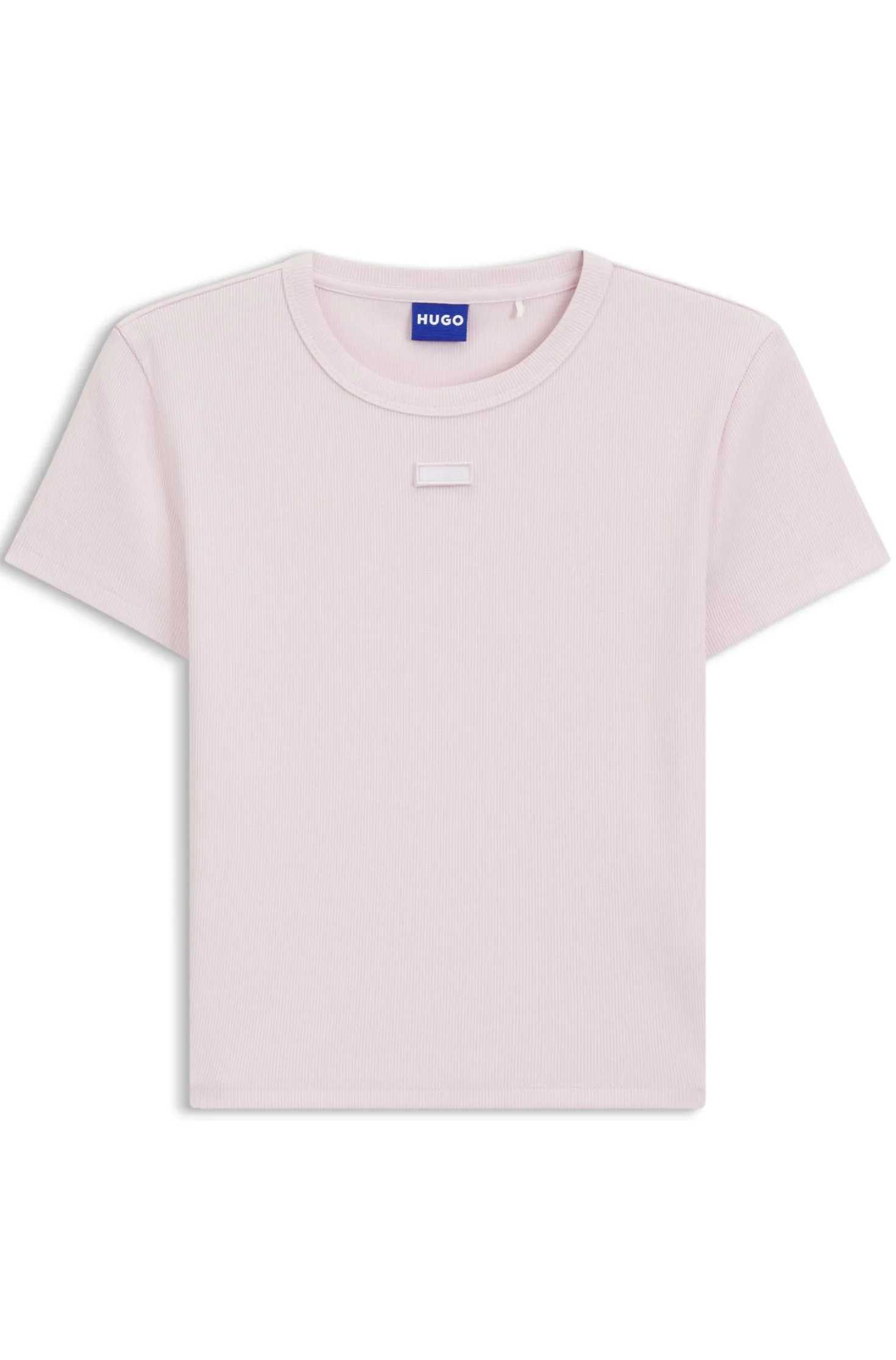 Slim-Fit Cropped T-Shirt aus Stretch-Baumwolle