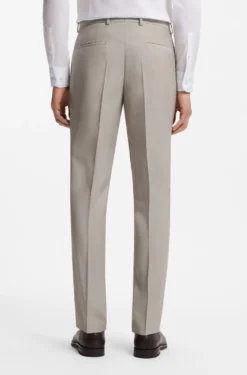 Slim-Fit Dreiteiler aus Schurwolle