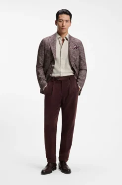 Slim-Fit Hemd aus Baumwoll-Mix-Flanell