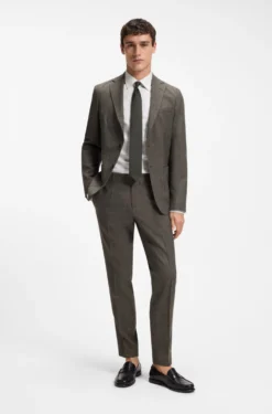 Slim-Fit Hemd aus edler italienischer Baumwolle