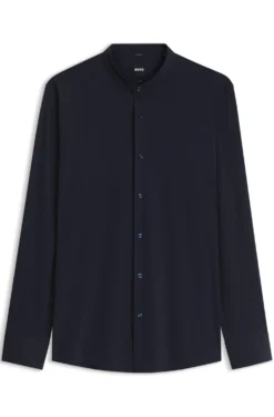 Slim-Fit Hemd aus funktionalem Stretch-Jersey