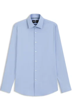 Slim-Fit Hemd aus funktionalem Stretch-Twill