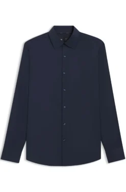 Slim-Fit Hemd aus funktionalem Stretch-Twill