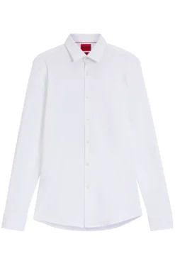 Slim-Fit Hemd aus funktionalem Stretch-Jersey