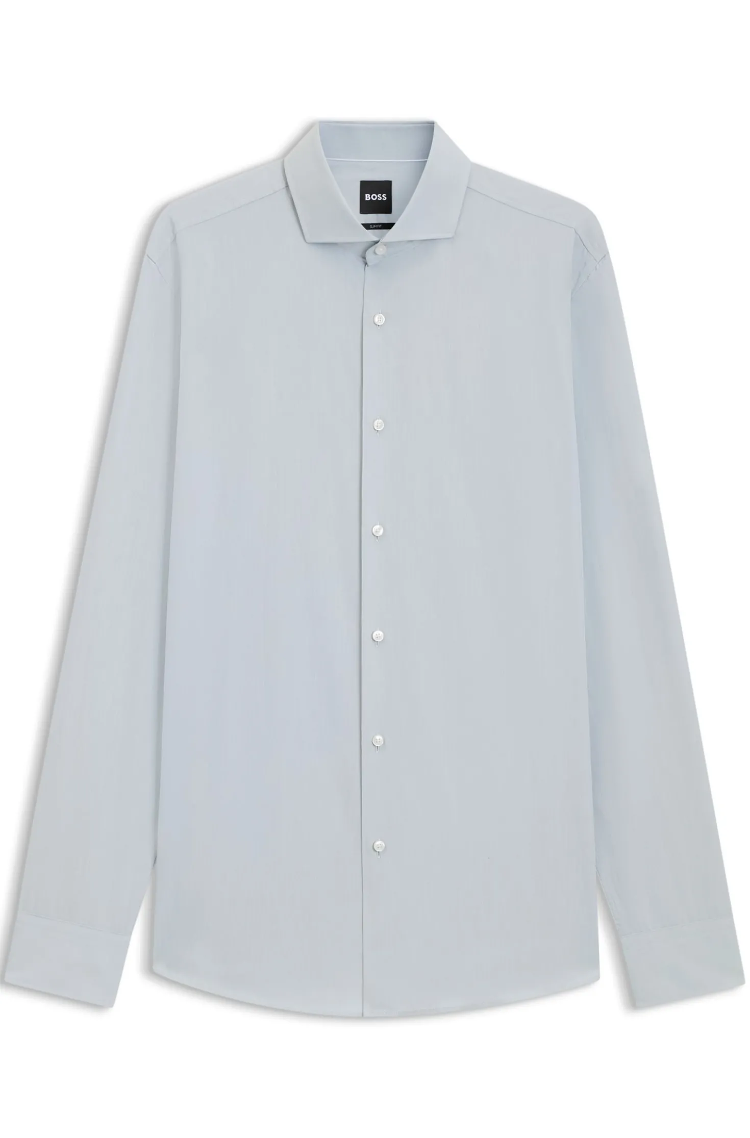 Slim-Fit Hemd aus in Italien gefertigtem Baumwoll-Chambray
