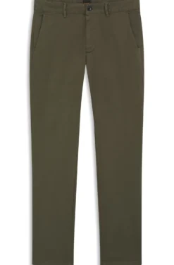 Slim-Fit Hose aus überfärbtem elastischem Satin