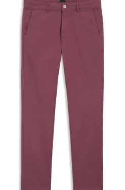 Slim-Fit Hose aus überfärbtem elastischem Satin