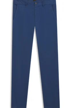 Slim-Fit Hose aus überfärbtem elastischem Satin