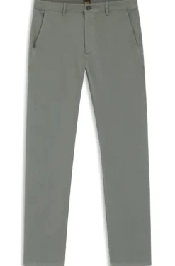 Slim-Fit Hose aus überfärbtem elastischem Satin