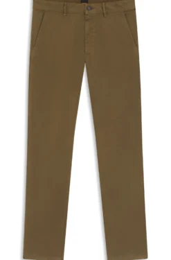 Slim-Fit Hose aus überfärbtem elastischem Satin