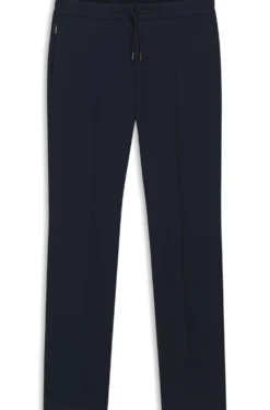 Slim-Fit Hose aus Schurwoll-Mix mit Seide