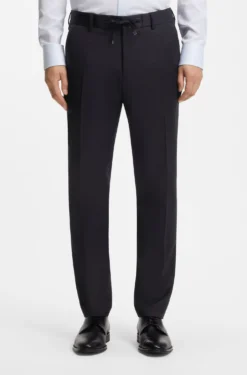 Slim-Fit Hose aus Schurwoll-Serge
