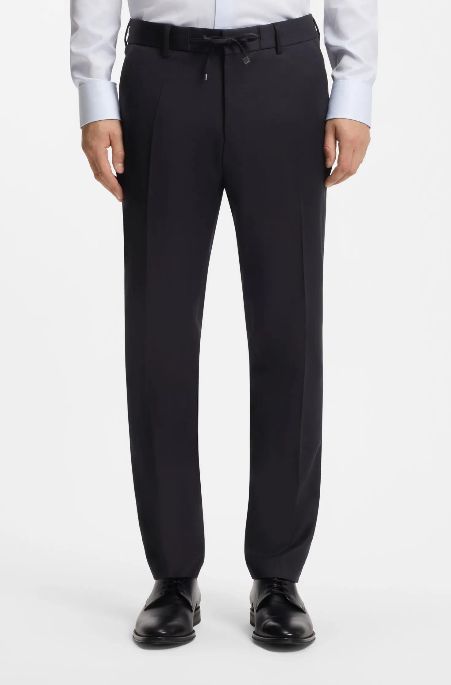 Slim-Fit Hose aus Schurwoll-Serge