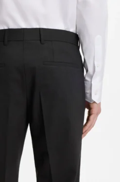 Slim-Fit Hose aus Stretch-Wolle