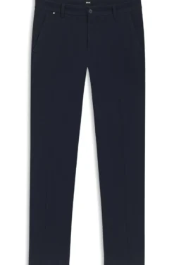 Slim-Fit Hose aus strukturierter Stretch-Baumwolle