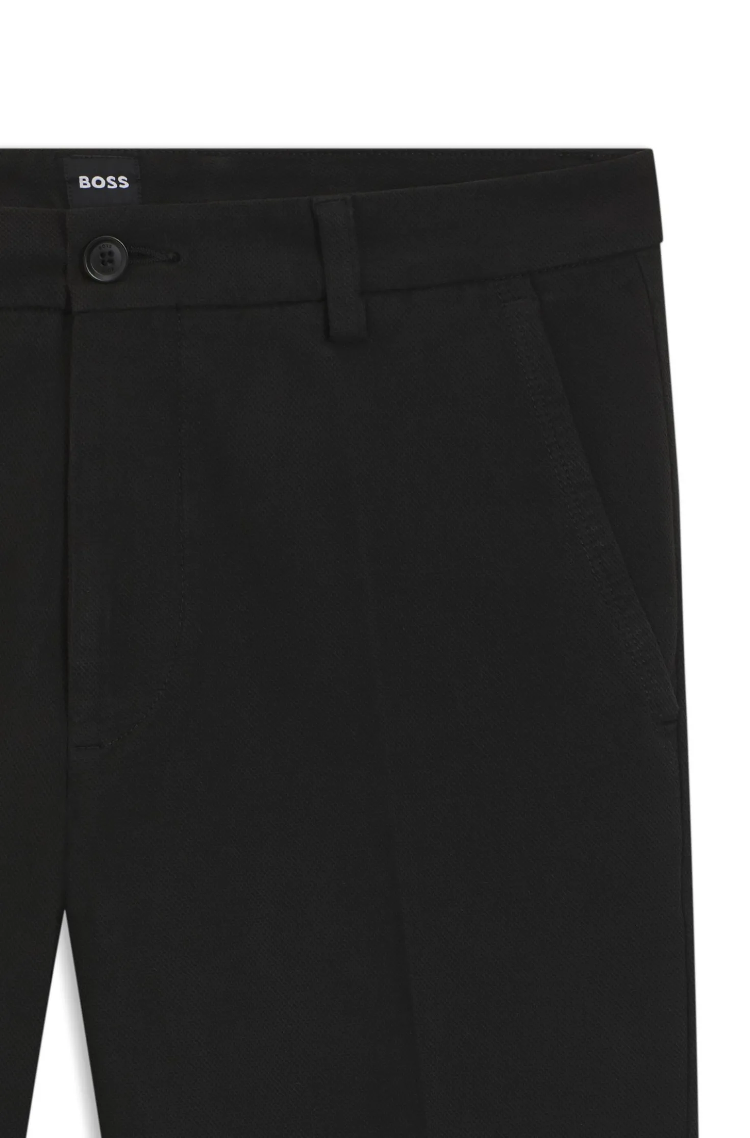 Slim-Fit Hose aus strukturierter Stretch-Baumwolle