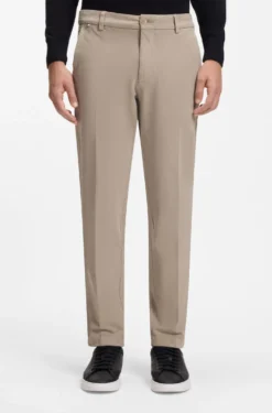 Slim-Fit Hose aus strukturierter Stretch-Baumwolle