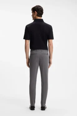 Slim-Fit Hose aus strukturierter Stretch-Baumwolle