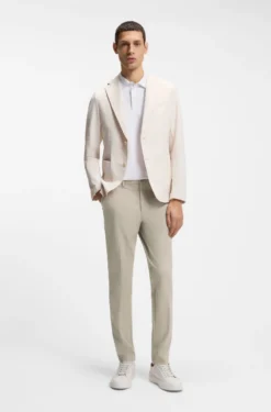 Slim-Fit Hose aus Vier-Wege-Stretch-Gewebe