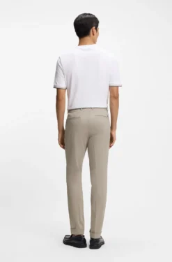 Slim-Fit Hose aus waschbarer Stretch-Baumwolle