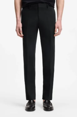 Slim-Fit Hose aus waschmaschinenfester Stretch-Baumwolle