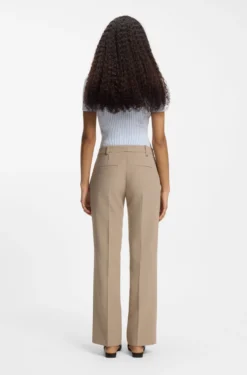 Slim-Fit Hose mit geradem Beinverlauf