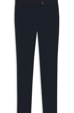 Slim-Fit Hose mit geschlitztem Saum