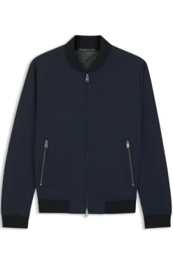 Slim-Fit Jacke aus Performance-Stretch-Jersey