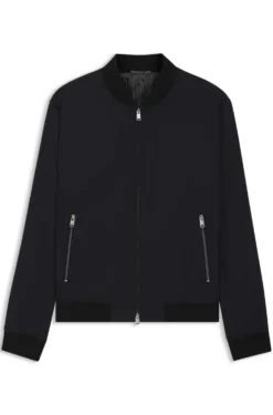 Slim-Fit Jacke aus Performance-Stretch-Jersey