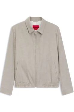 Slim-Fit Jacke aus Stretch-Twill