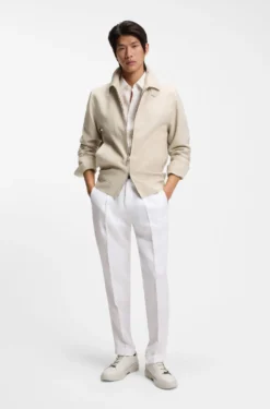Slim-Fit Jackett aus Leinen