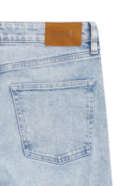 Slim-Fit Jeans aus Denim mit Seiden-Anteil