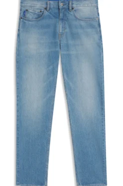 Slim-Fit Jeans aus hellblauem Denim