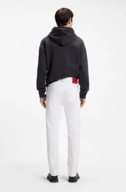 Slim-Fit Jeans aus weißem Stretch-Denim