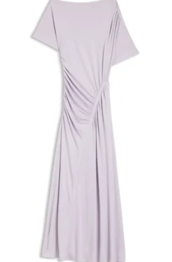 Slim-Fit Kleid mit gerafften Details
