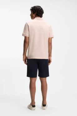 Slim-Fit Polohemd aus Stretch-Baumwolle mit Logo-Aufnäher