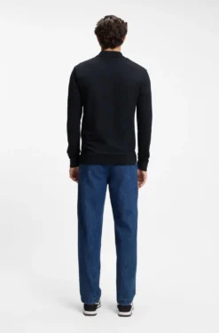 Slim-Fit Poloshirt aus elastischem Baumwoll-Piqué