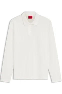 Slim-Fit Poloshirt aus merzerisierter Baumwolle