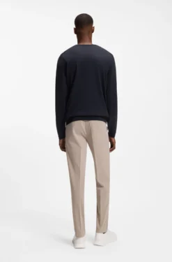 Slim-Fit Pullover aus Merinowolle