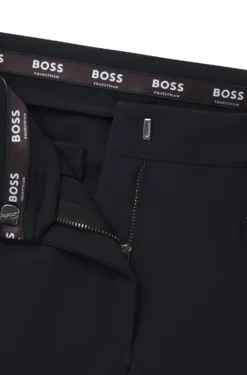 Slim-Fit Reithose mit Kniebesatz